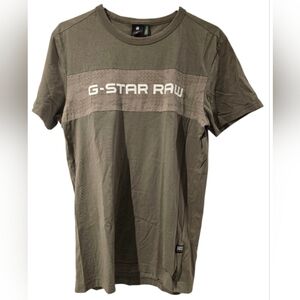 G-Star Men's Olive T-Shirt Size Medium